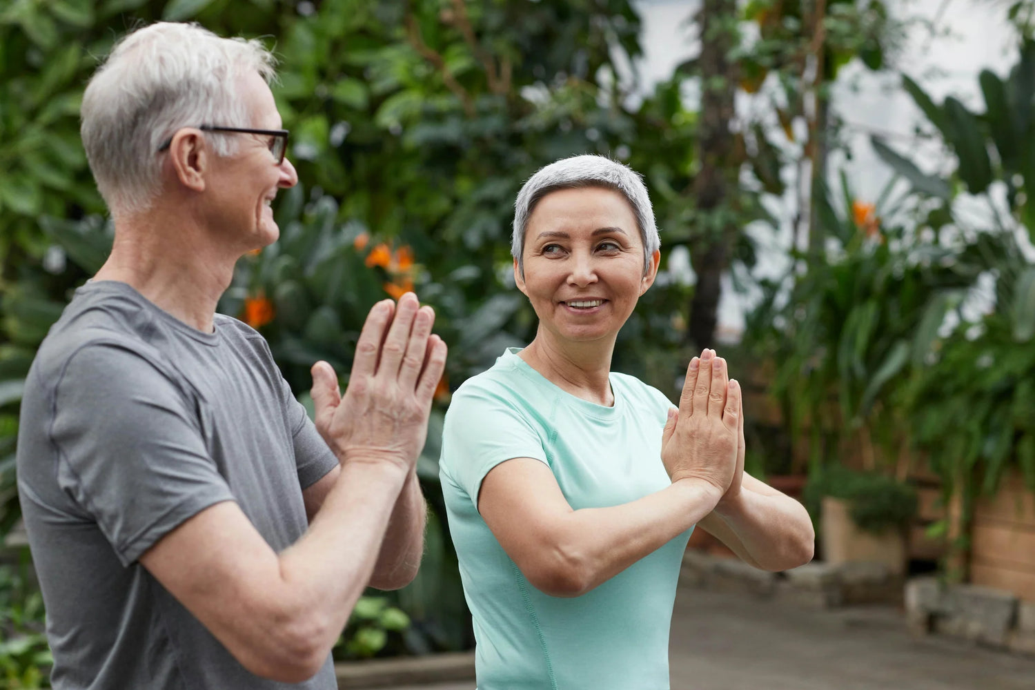 Long living people eating nutrients