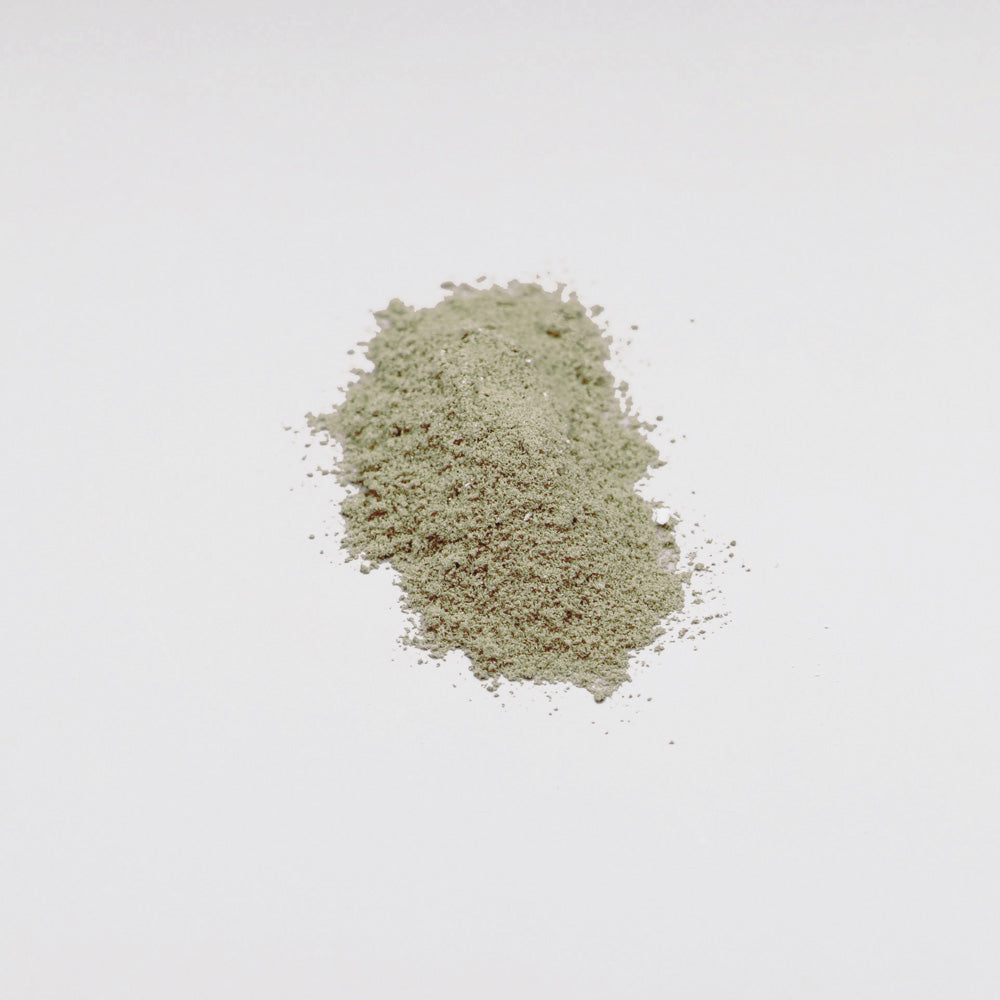 Dark green powder