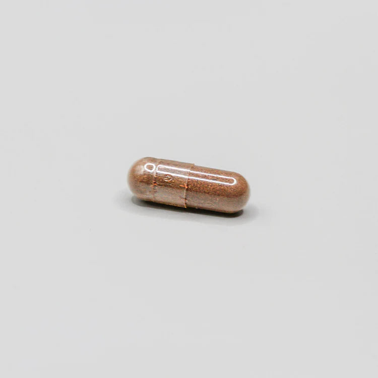 Rust colored pill